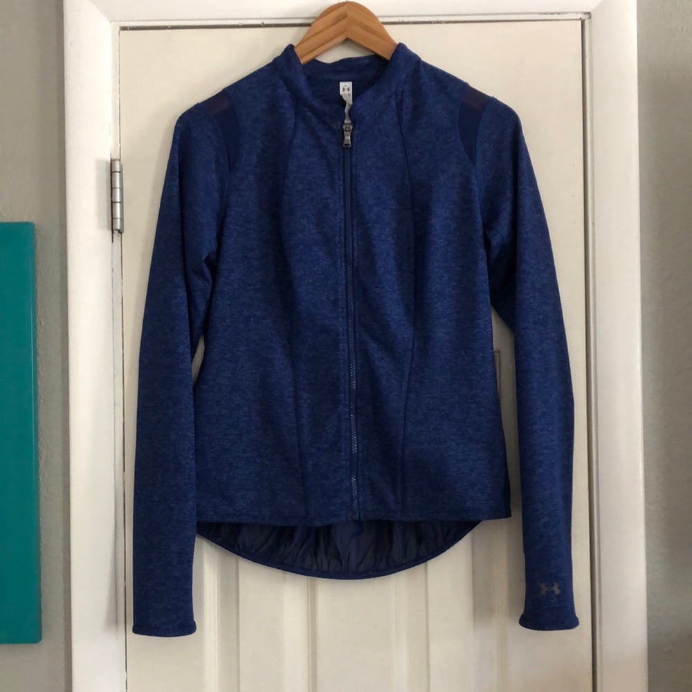 Under Armour blue sheer back jacket